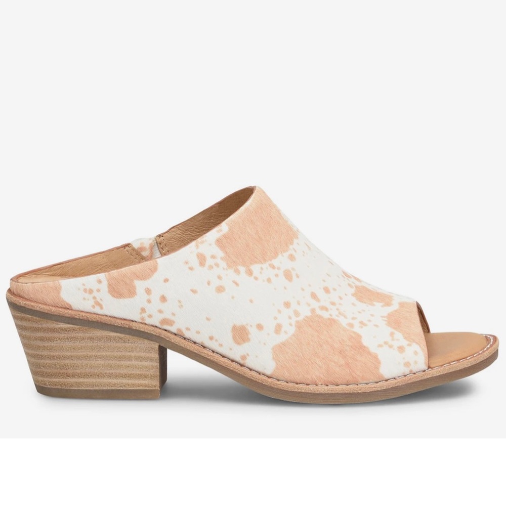 Sofft Aneesa cow print slide Size 10 (SH2)